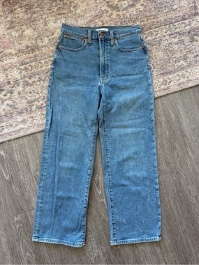 Madewell The Perfect Vintage Wide Leg Cropped Jean
